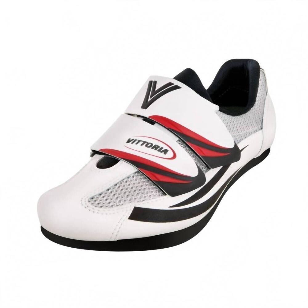 NEW VITTORIA kids junior cycling shoes in white